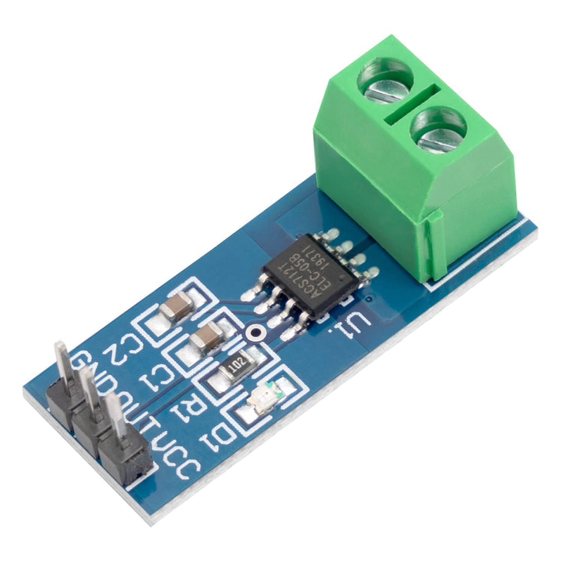 AZDelivery ACS712 20A Amp Current Sensor Range Module Current Sensor Compatible with Arduino 1