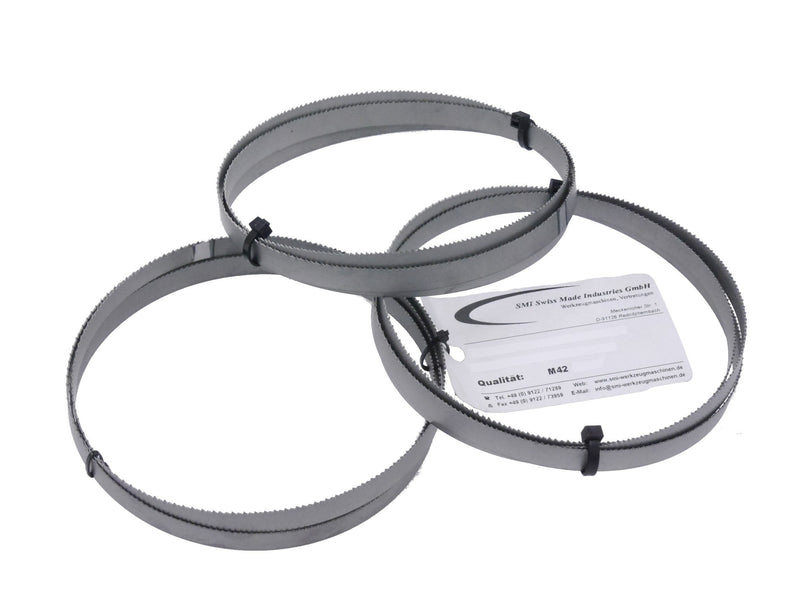 [Australia - AusPower] - SMI Set of 3 Saw Blades Bi-Metal M42 Dimensions 1335 x 13 x 0.65 mm 8/12 ZpZ e.g. for Femi 780 XL, 783 XL, 782 XL, Berg & Schmid MBS 85, Flex SBG 4908 and 4910, Alfra, Flott, Metallkraft Band Saw leaf 