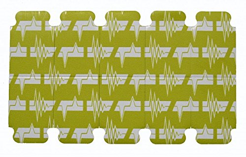 Fiab EF3001ECG Electrode Stamps for ECG Pregellati Disposable, 22 x 34 mm Pack of 100