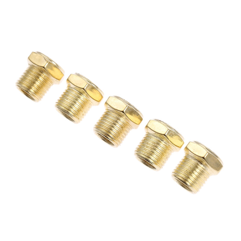 [Australia - AusPower] - 5Pcs Pneumatic Air Breather Vent Silencer Muffler Threaded NPT 1/8" 