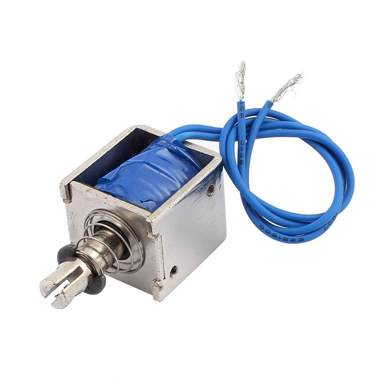 sourcingmap JF-0826B DC 12V 2A 20N Push Pull Type Open Frame Solenoid Electromagnet Magnet | press pull type