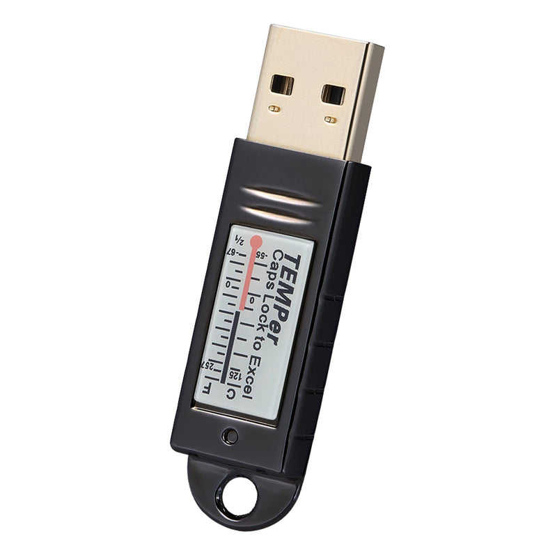 [Australia - AusPower] - Docooler PCsensor USB Thermometer Temperature Sensor Data Logger Recorder for PC Laptop Silver 