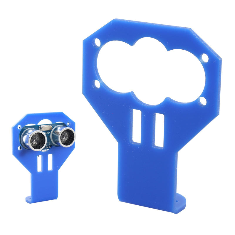 Smart Car Mount Compatible with HC-SR04 Ultrasonic Transducer Sensor Robotic Acrylic