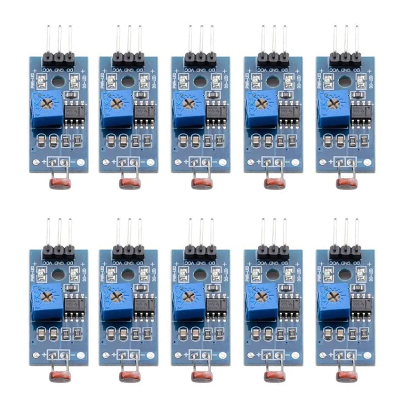 DollaTek Digital Light Intensity Sensor Module Photoresistor Photoresistor for Arduino UNO Pack of 10
