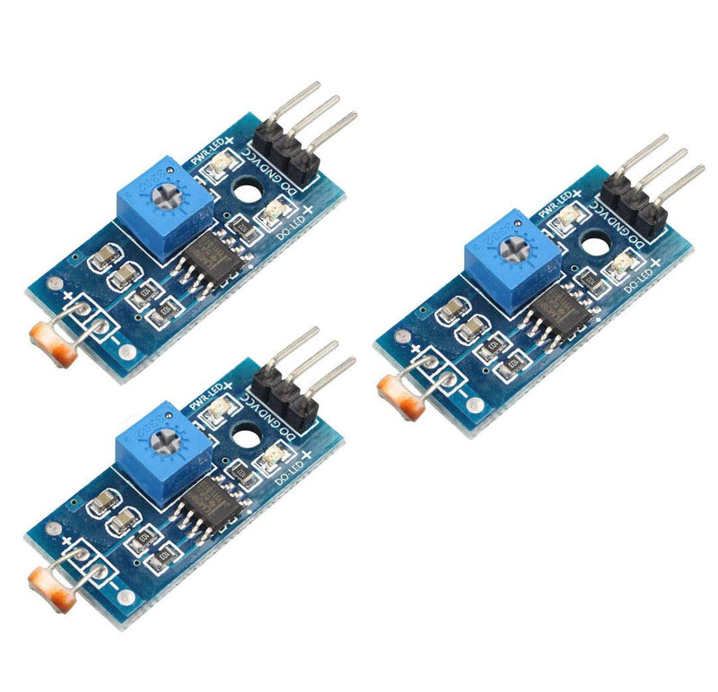 DollaTek 3pcs Digital Light Intensity Sensor Module Photoresistor Photoresistor for Arduino UNO
