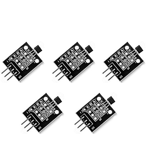 DollaTek 5pcs Hall Effect KY-003 Magnetic Sensor Module DC 5V for Arduino PIC AVR Smart Cars