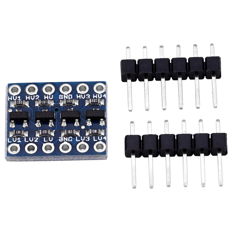 4 Channel IIC I2C Logic Level Convert 5V to 3.3V Bi-Directional Shifter Module for