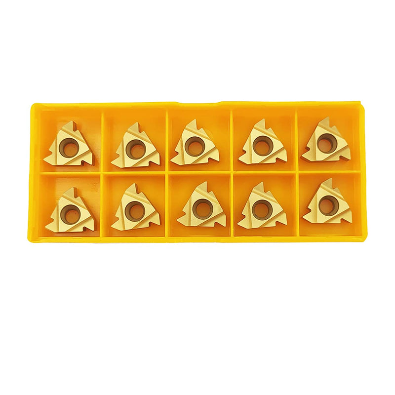 Pack of 10 16 AG60 CNC indexable threading carbide blade.