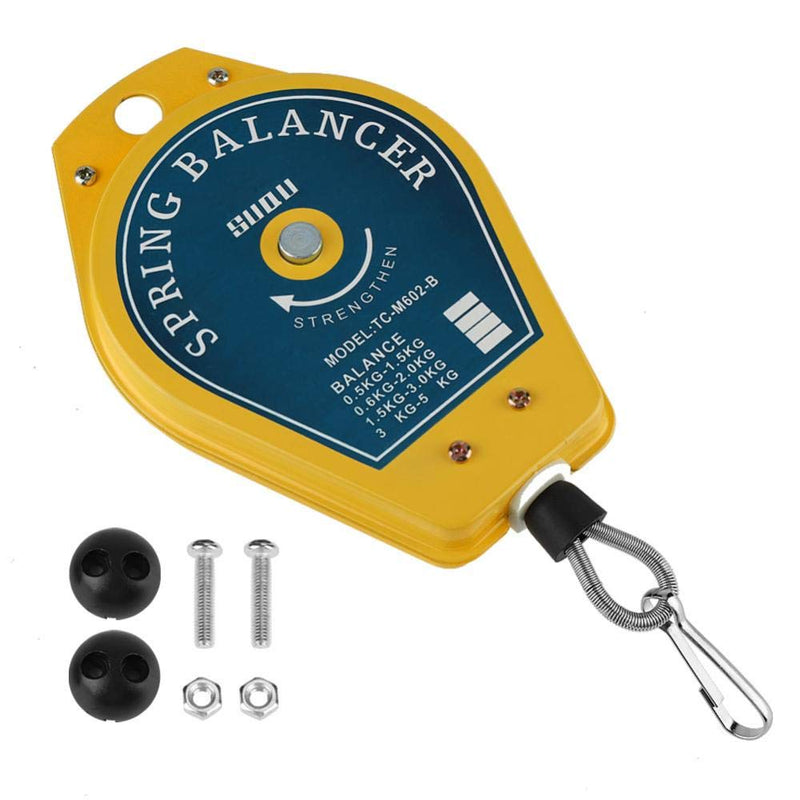 [Australia - AusPower] - Spring compensation spring pull retractable spring balancer tool holder that hangs 0.5-1.5 kg for assembly line 0,5-1,5 kg 
