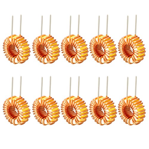 sourcing map Horizontal Ring Coil Magnet Inductance Single Layer Wire Coil 22uH 5A Coil DE de Pack of 10 10Pcs 22uH 5A