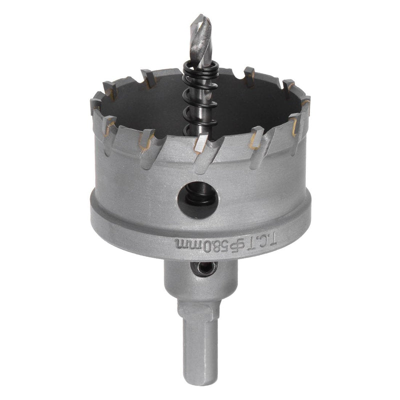 sourcing map Carbide Hole Cutter, Hole Saws for 5mm Stainless Steel Sheet Metal 58mm 58mm