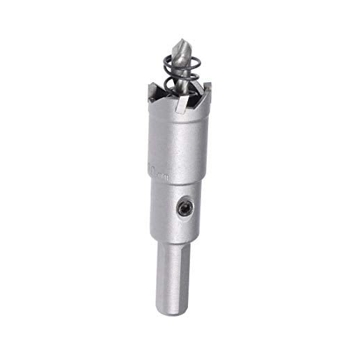 sourcing map Carbide Hole Cutter, Hole Saws for 0.5 mm - 3 mm Stainless Steel 5 mm Sheet Metal 19 mm 19mm