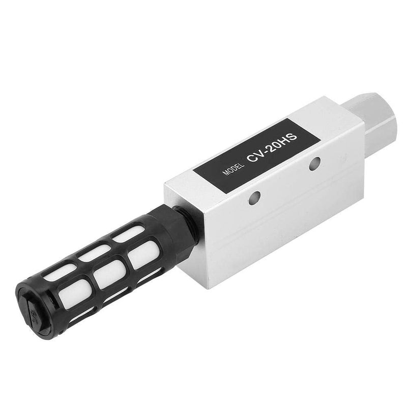 Akozon Vacuum Ejector CV-20HS Pneumatic Vacuum Ejector with Silencer