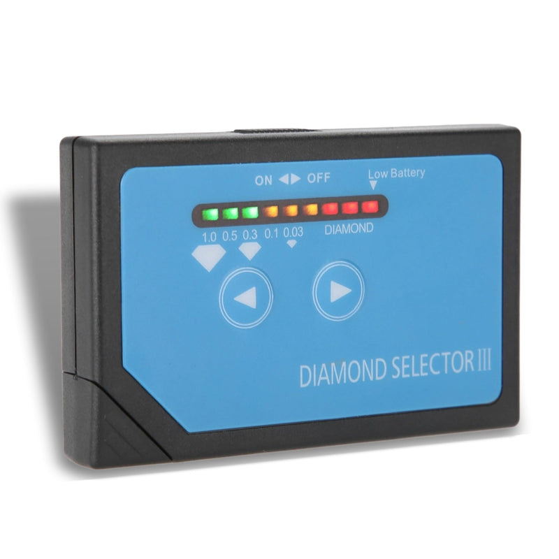 [Australia - AusPower] - Diamond tester with LED display, metal alarm, practical portable jewellery test tool, diamond selector diamond tester for beginners and experts 