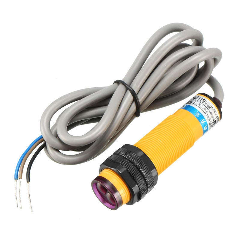 sourcing map Infrared Beam Diffuse Colors Relreflection Switch DC 6-36V | E3F DS30P1, 300mA