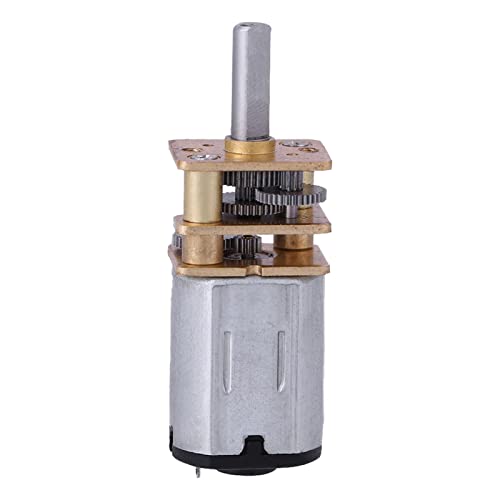 DC Gear Motor N20 DC 6V Brushes 50 RPM/100 RPM/400 RPM Electric Micro Torque with Torque Metal Gear for Electrical Equipment of the Fan Reusable Packaging (100 RPM) 100RPM