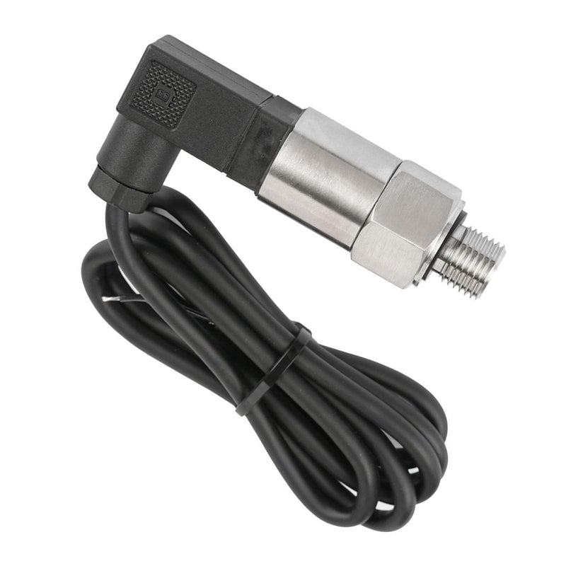 Stainless Steel Pressure Transducer, Pressure Sensor Silicon Pressure Transmitter Sensor Water Flow Sensor 4-20mA Output G1/4 Inch for Water Gas Oil (0-0.2 MPA) 0-0,2 MPA