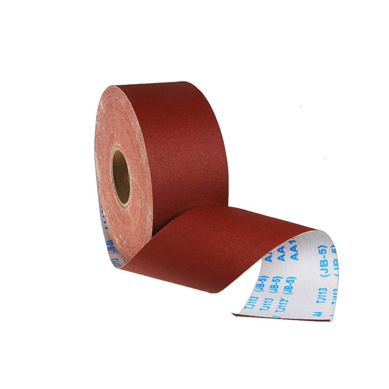 [Australia - AusPower] - BE-TOOL Emery Cloth 1M 120 Grit Sandpaper Roll Flexible Sandpaper Sanding Polishing Tools Widely Used for Contoured Surfaces and Curved Surfaces 120 Grits 