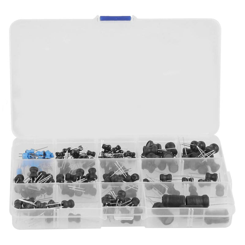 145pcs Electrolytic Capacitors Assortment 10uH-10mH 12 Values Throttle Inductors Assorted Kit