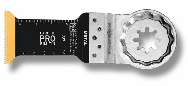 Fein E-Cut Carbide Pro Starlock Saw Blade 32 x 40 mm Pack of 1 (63502236210) Bi-Metal 1 Stück CarbidePro Metal 45 x 35 mm