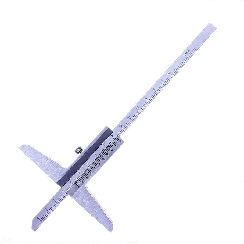 [Australia - AusPower] - Katsu Depth Caliper 0-150 mm 0.02 mm Accuracy Metric Depth Measuring Tool 401170 150mm 
