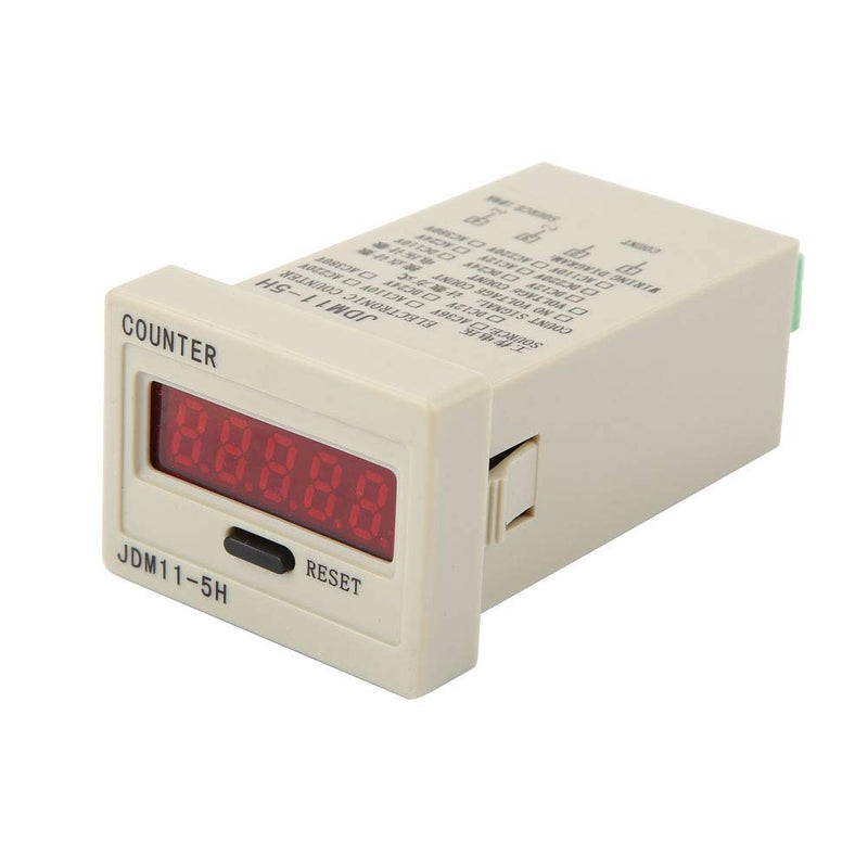 [Australia - AusPower] - DIGITEN 0-99999 Digital Counter, LED Counter Electronic Counter JDM11-5H AC220V / DC36V / DC 24V / DC 12V (DC12V) DC12V 