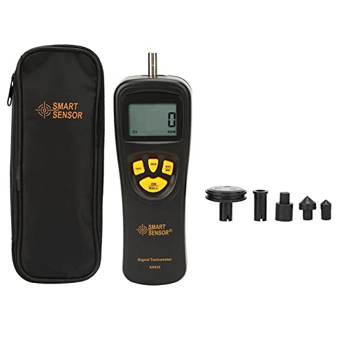 Walfront Smart Sensor Digital Speedometer, 0.5~19999 Digital Tachometer Speed Digital Photo Speedometer with LCD Backlight, Digital Handheld Speedometer