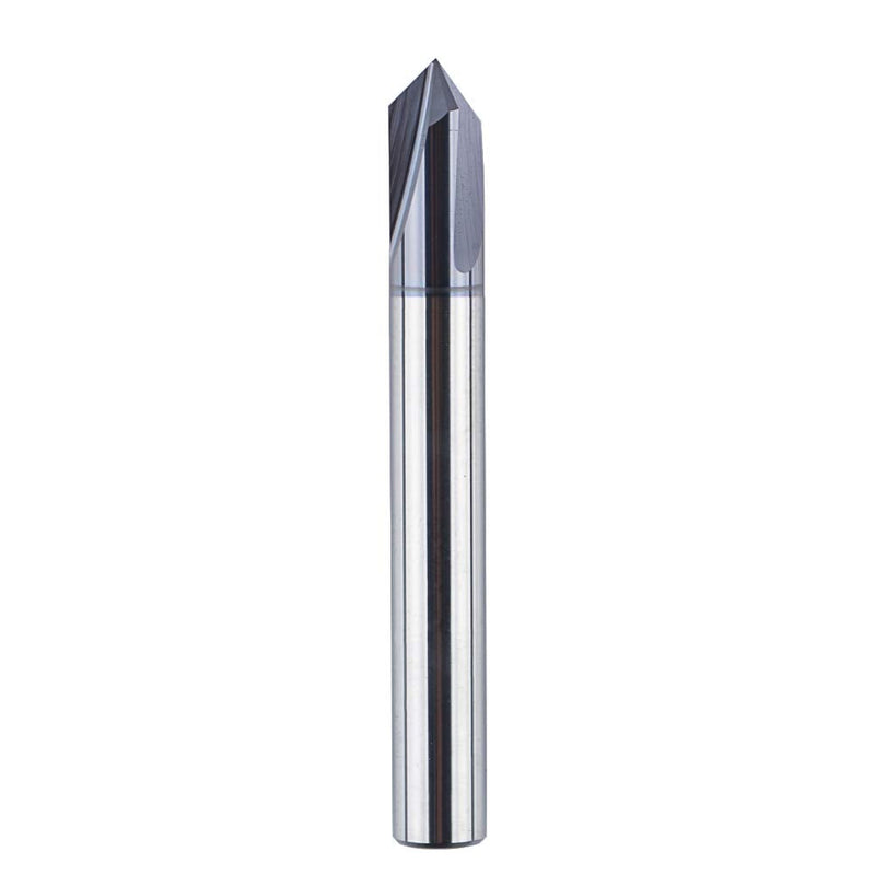 [Australia - AusPower] - SpeTool Chamfer Cutter Engraving Cutter 6 mm Shank 90 Degree V Groove Cutter Solid Carbide 3 Flutes Engraving Cutter CNC Wood Cutter End Mill Cutter for Router with TiAlN Coating for Machine Tools and 