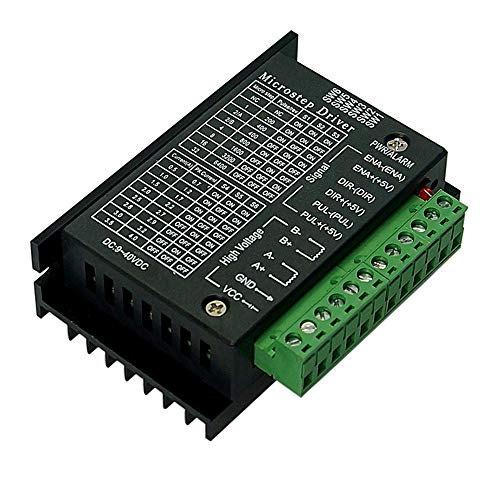 TB6600 4A 9-42V Stepper Motor Control CNC Controller 32 Segments 2/4 Phase Hybrid Stepper Motor Control Board