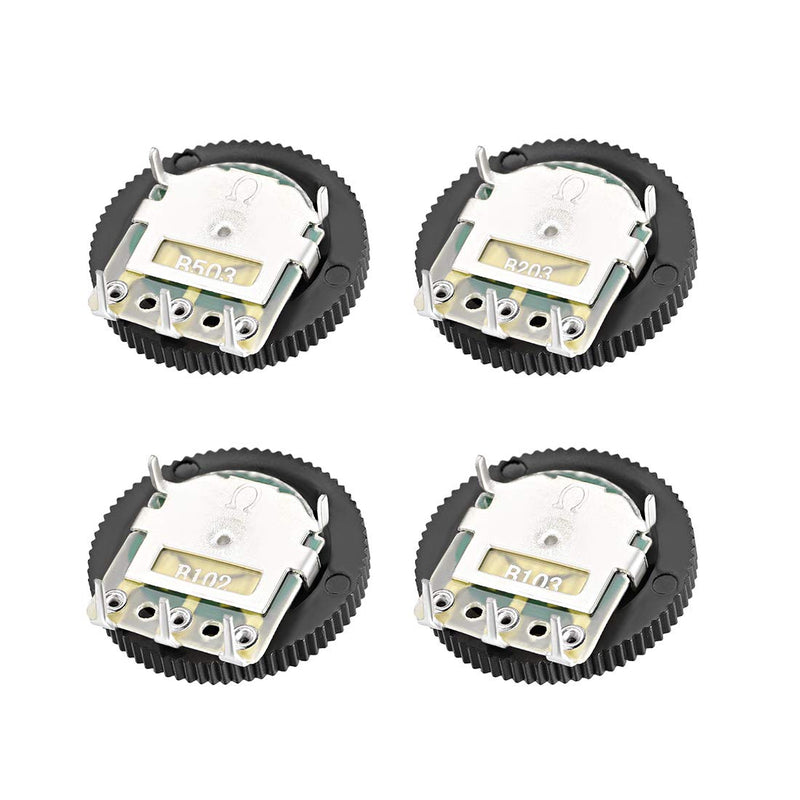 [Australia - AusPower] - sourcing map Control Wheel Potentiometer for Audio Stereo Volume Switch (1K, 10K, 20K, 50K Ohm Each Pack of 10) 