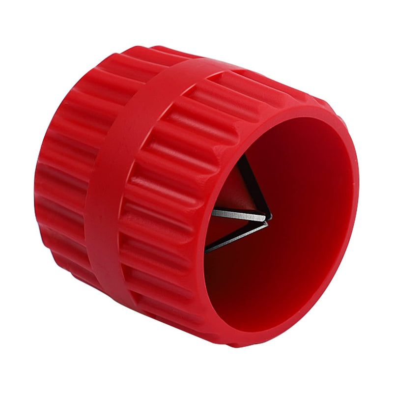 [Australia - AusPower] - Her Kindness 2 in 1 Copper Pipe Deburring for Cu+Plastic 5 mm - 38 mm Plastic Body (1 Piece) 5mm-38mm Red 
