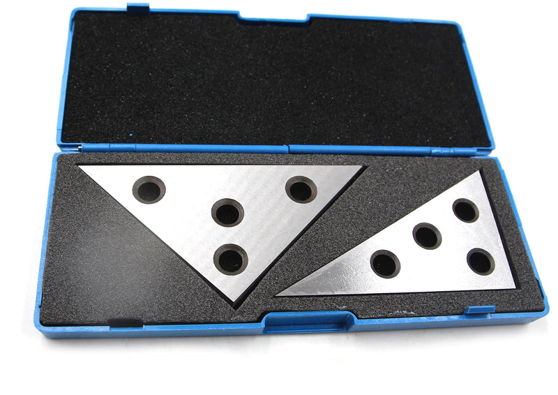 [Australia - AusPower] - Chiloskit Angle Plates Angle Block Set Machinist Tool Angle Block Set Machine Tool Angle Block Set Machinist Square Gage Block Set 2 Pieces 2 Piece Set 