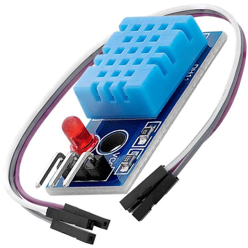 [Australia - AusPower] - AZDelivery DHT11 Breakout Module with Board and Cable Temperature Sensor and Humidity Sensor Compatible with Arduino and Raspberry Pi Includes e-Book! 1 