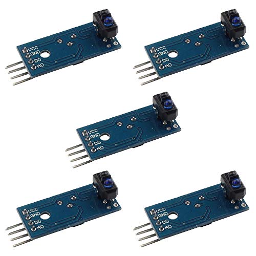 Pack of 5 TCRT5000 Infrared Reflective Sensor Module IR Barrier Line Track Photoelectric Switch