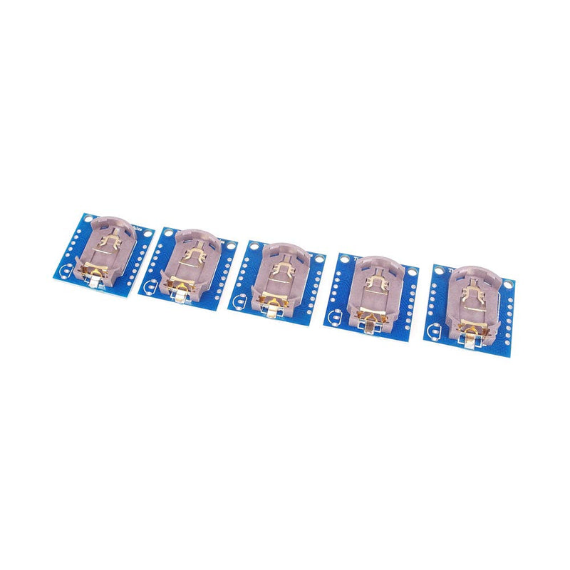 [Australia - AusPower] - ANGEEK Pack of 5 Tiny DS1307 I2C RTC DS1307 24C32 Time Clock Module for Arduino 