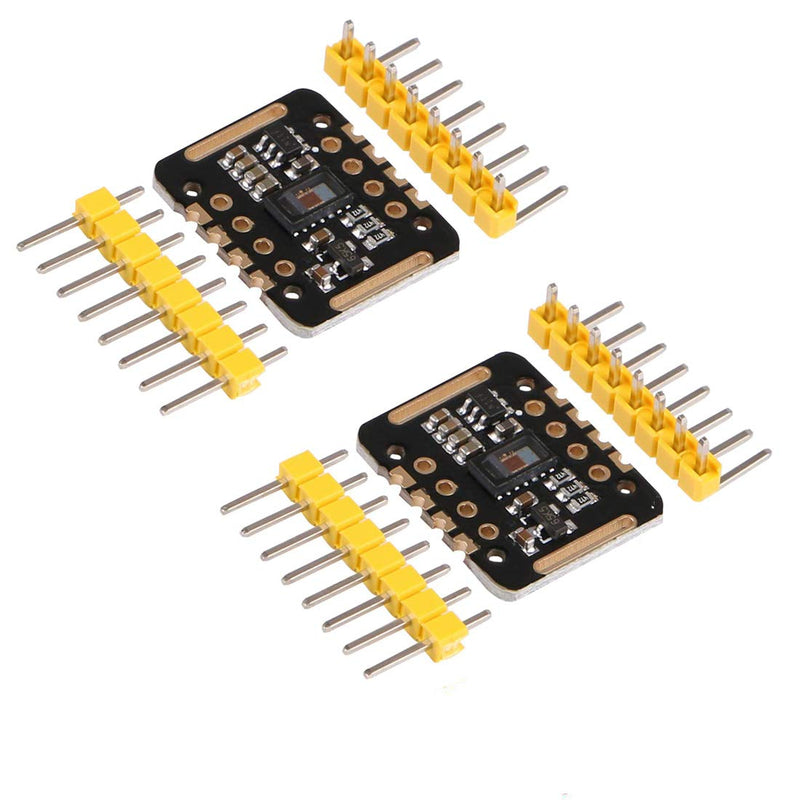 [Australia - AusPower] - Hailege 2pcs MAX30102 Heart Rate Sensor Module Heartbeat Frequency Tester Pulse Detection Blood Oxygen Concentration Test for Arduino 