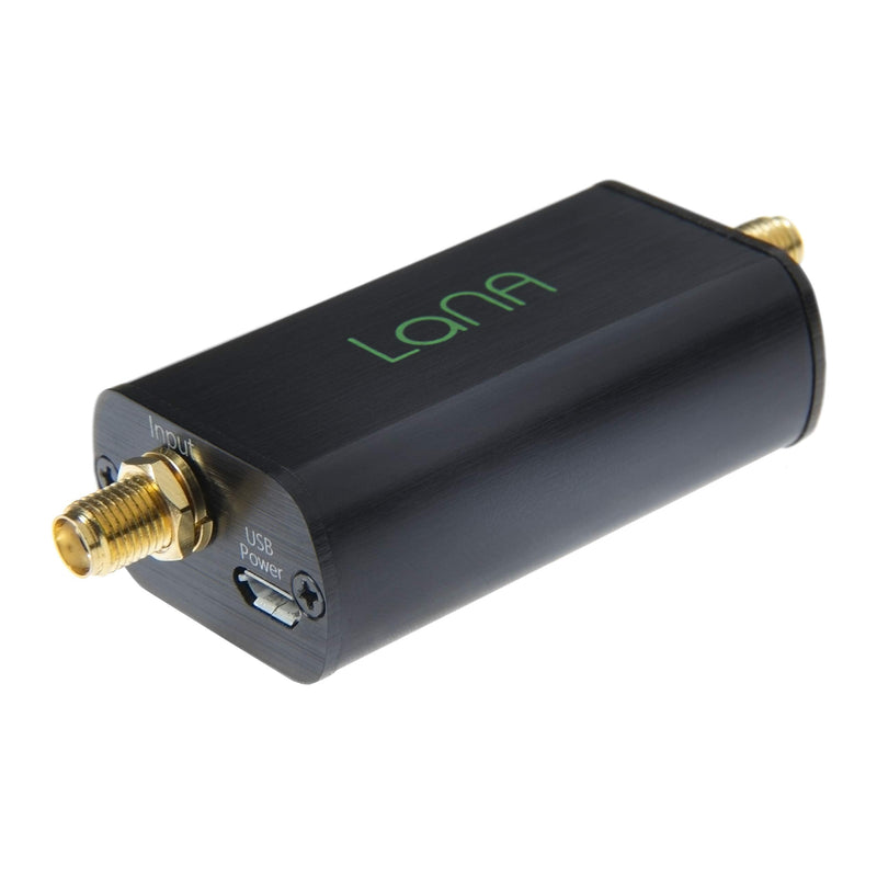 Nooelec Lana - Lna Module (Ultra-Low Noise Amplifier) for Radio and Software Defined Radio (SDR) with Housing and Accessories. Broadband 20MHz-4000MHz Frequency Capability with Bias Tee & USB Power Options
