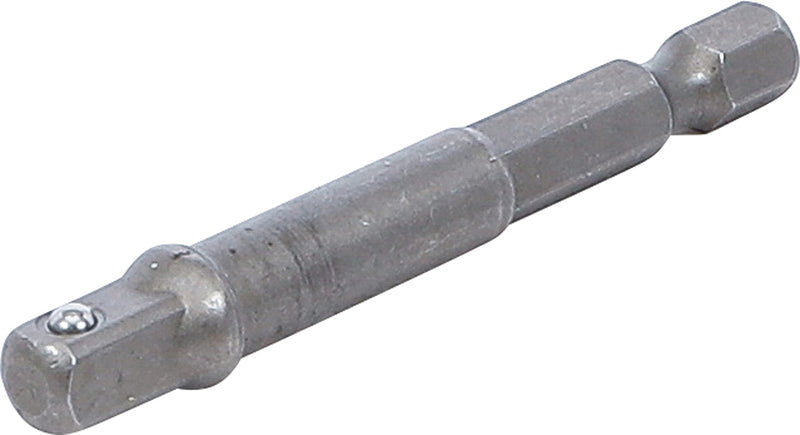 [Australia - AusPower] - BGS 9685-1 | Adapter for Drills | Drive External Hexagon 6.3 mm (1/4 Inch) / External Square Drive 6.3 mm (1/4 Inch) 1 piece. Output: external square 6.3 mm (1/4 inch) 