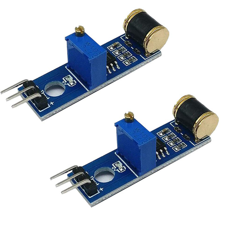 [Australia - AusPower] - Hailege 801S Vibration Sensor Module Vibration Module Analogue Output Adjustable Sensitivity Pack of 2 