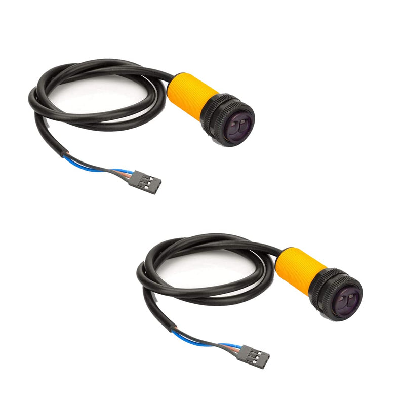 Hailege 2pcs E18-D80NK Infrared Photoelectric Sensor Obstacle Avoidance Sensor Module
