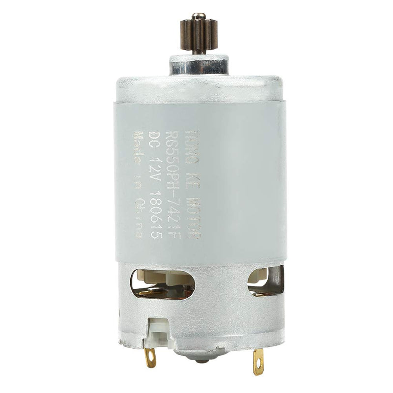 9 Teeth Gear DC Motor, 12 V 90 W Industrial DC Motor with One Speed for Drill