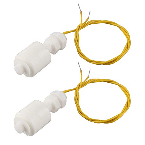 ZP4510 2pcs Mini Liquid Water Level Sensor Vertical Float Switch for Aquarium Pump Control L=45mm