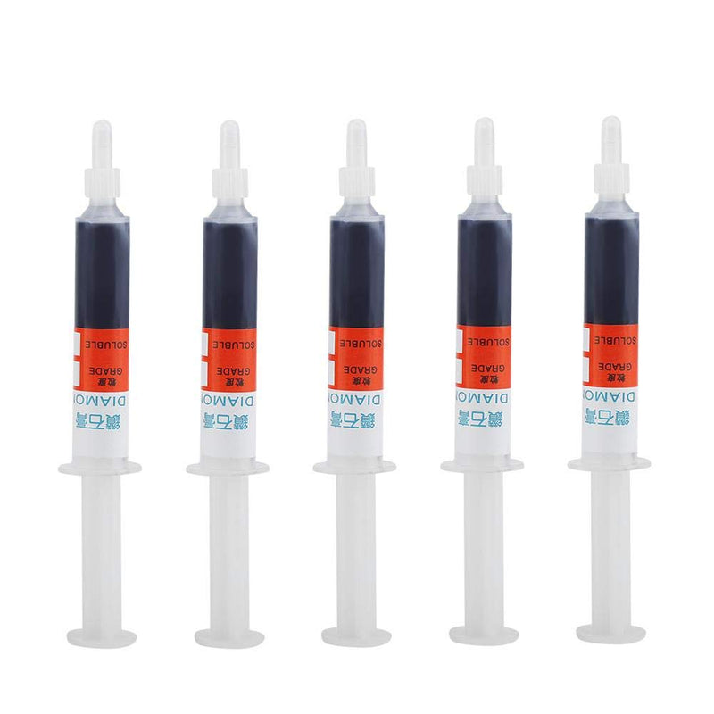 [Australia - AusPower] - 5pcs W40#320 Diamond Abrasive Polishing Paste Lapping Paste Grit Diamond Polishing Paste 