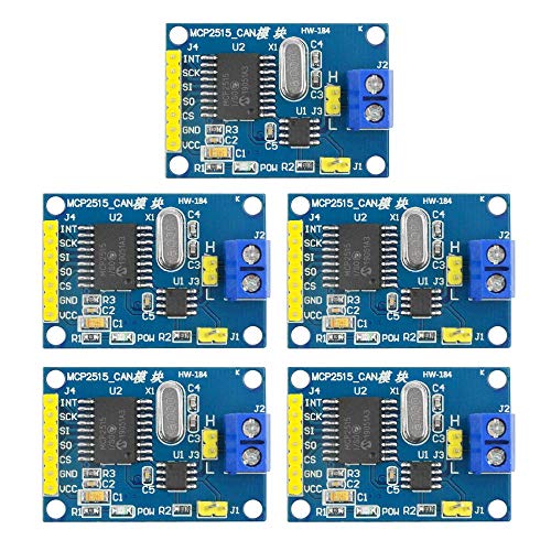 BGTXINGI Mini MCP2515 CAN Bus Module TJA1050 Receiver SPI Module DC 5V Power Supply Converter