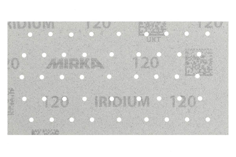[Australia - AusPower] - Mirka Iridium Premium Sandpaper 93 x 180 mm Velcro 45-Hole Grain 150 Pack of 50 / for Sanding Paint, Spatula, Primer, Wood, Steel, Mineral Materials, Plastic Korn P150 