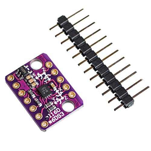 Hailege BMI160 6-Axis Palstance Accelerometer Gyroscope Gravity Sensor PMU I2C SPI for Arduino Walking Step Acceleration Detection DIY