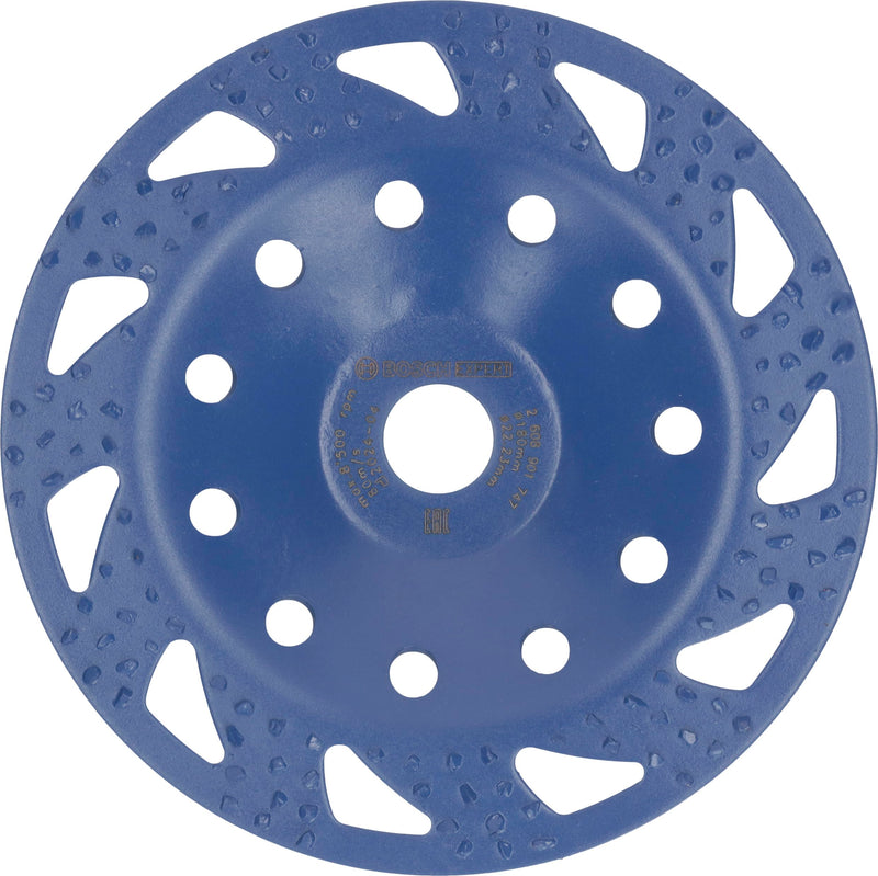 [Australia - AusPower] - Bosch 1 x Expert Multi Material Carbide Cup Wheel Coarse (for Paint on Wood, Diameter 180 mm, Coarse, Professional Accessories Large Angle Grinder) 