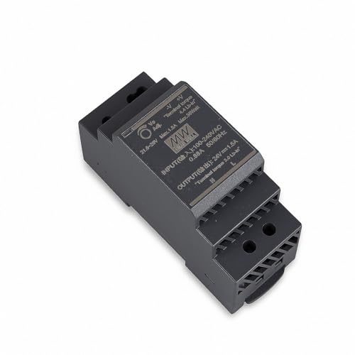 HDR-30-24 LED Power Supply Transformer DIN Rail Power Supply (DIN-Rail) Mean Well HDR-30-24 24V/DC 30W Transformer for LED Lighting