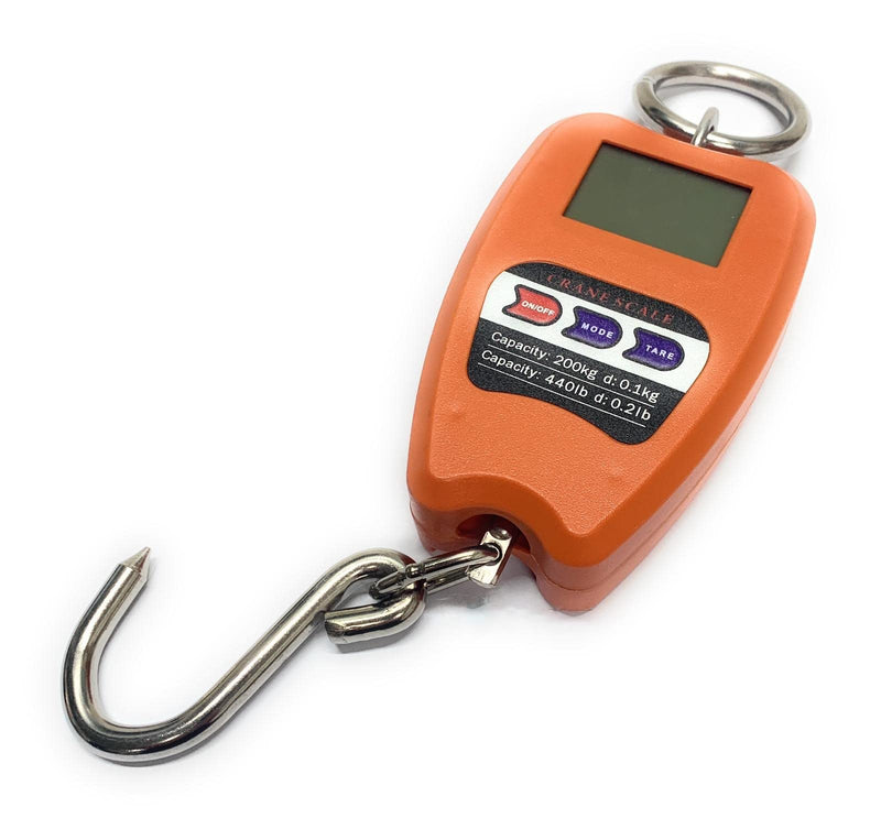 [Australia - AusPower] - TEMPO DI SALDI Professional Digital Scale for Industry, Hook Dynamometer, Max. 200 kg, Other, Other 