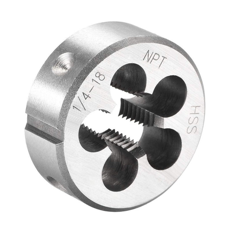 sourcing map Round Die 11/4-18, Cutting Resistant Thread Cutting Die, Alloy Tool Steel Thread Repair Tool